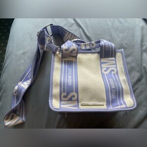 Steve Madden canvas lavender crossbody